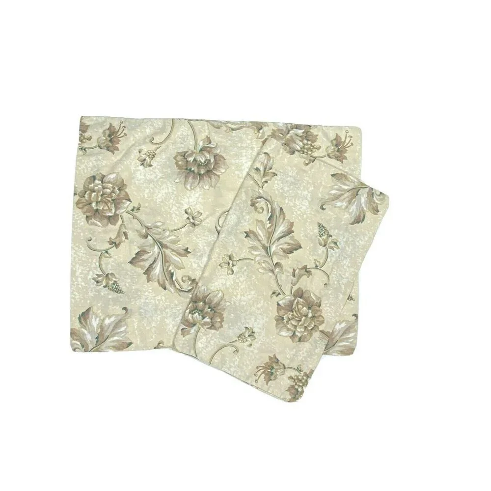Vintage 1980s Luxury Shams Pillowcases by Springs